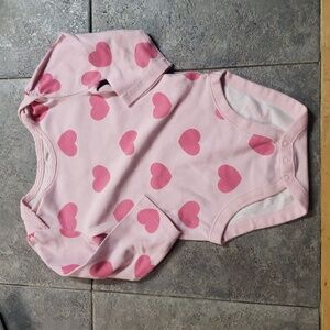 Heart Longsleeve Onesie